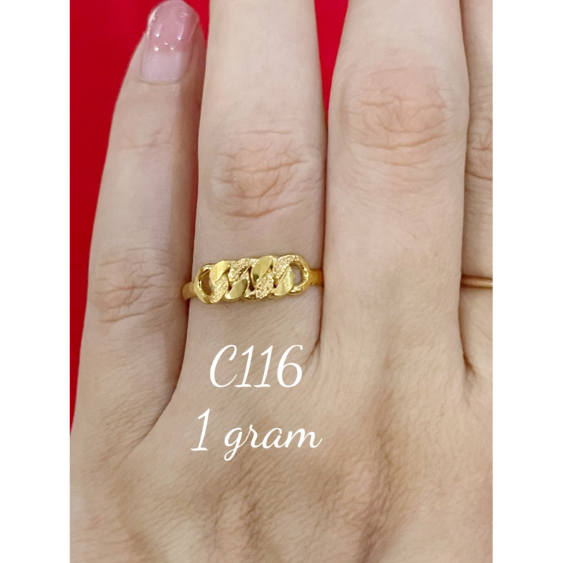 cincin tambang emas muda 1 gram