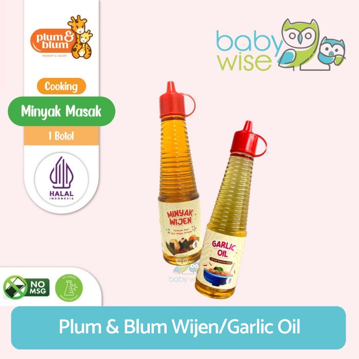 

Plum & Blum Wijen/Garlic Oil - Minyak MPASI BB Booster