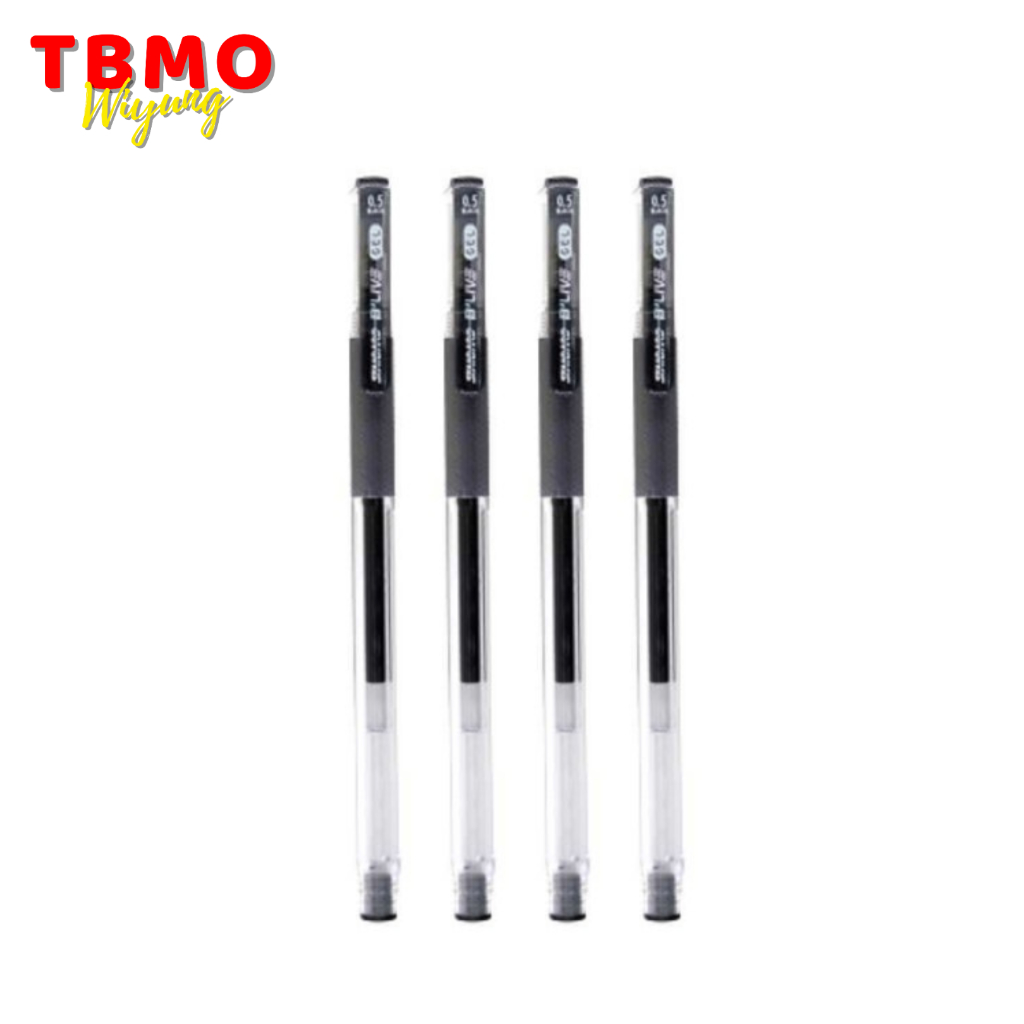 

( 1 Pcs )TBMO Bolpen/ Pulpen / Gel Pen Standard BLIVE Gel 0.5 Hitam Per Pcs