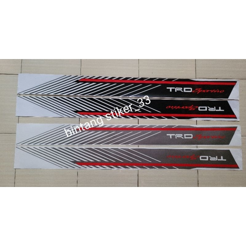 Stiker trd sportivo fortuner new/stiker trd sportivo fortuner