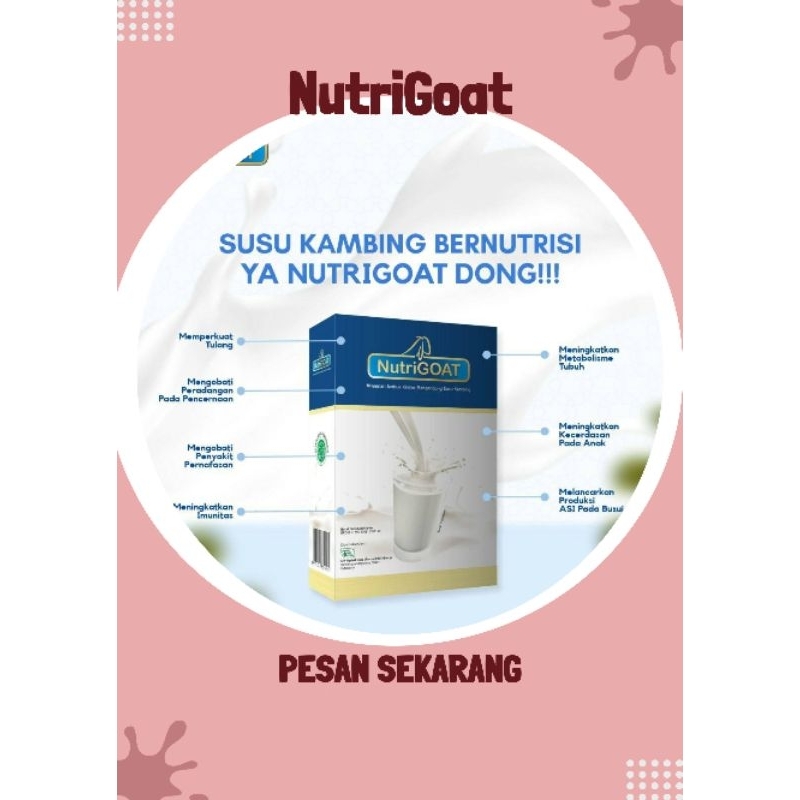 

[Ready Stock] Susu Nutrigoat Etawa Original 200 gr /box
