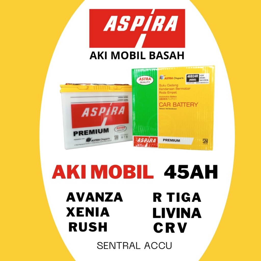 aki mobil avanza,xenia ns60 aspira astra aki basah amper 45