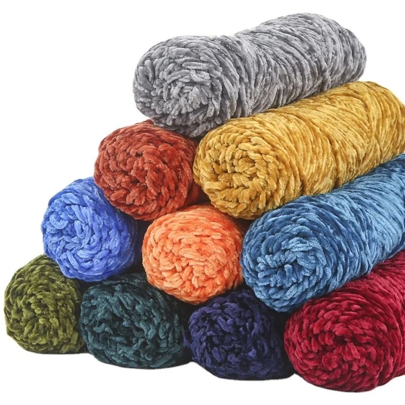 Velvet Yarn/ Benang Beludru Import