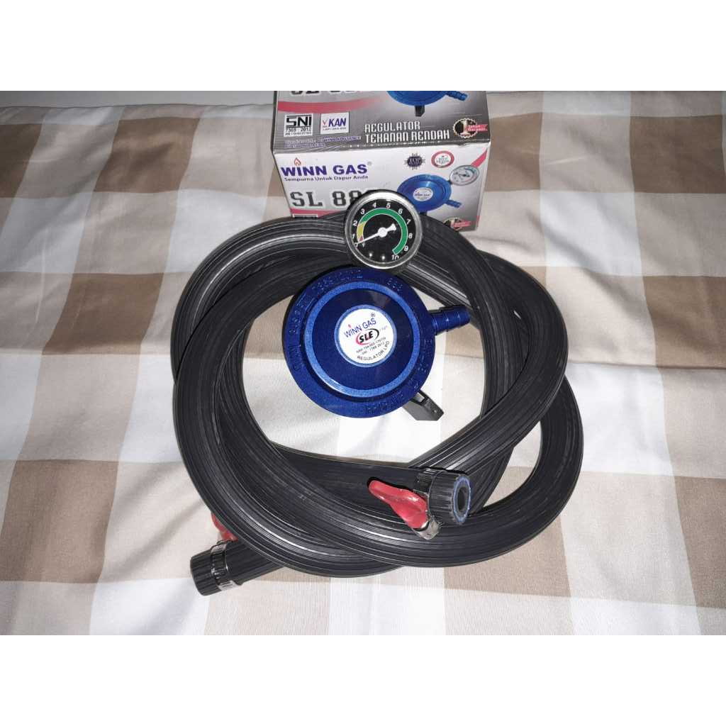 regulator winn gas w888 sle paket - paket regulator w888 sle selang 3 lapis