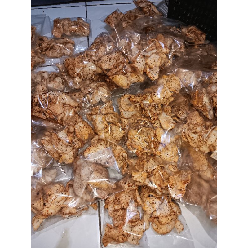 

basreng pedas kerupuk daun jeruk