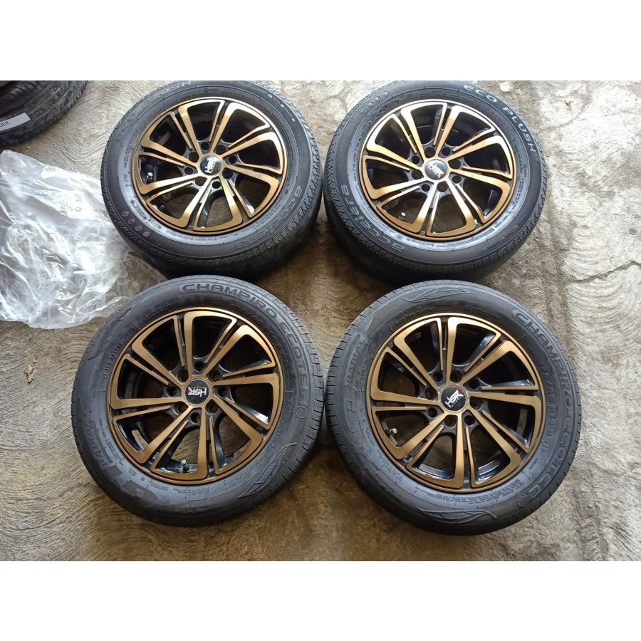 Velg Mobil Bekas Ring 14 Lubang 4 EITO HSR R14X5,5 8X100-114,3 BAN 175 65 R14
