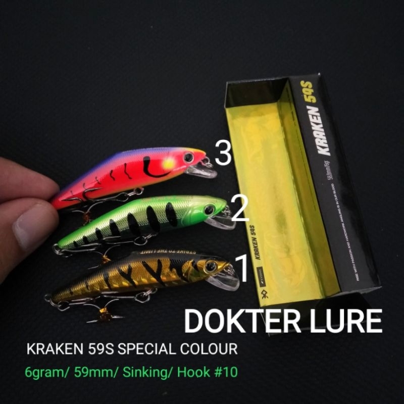 EXODUS KRAKEN 6gr LURE MINNOW SPECIAL COLOUR
