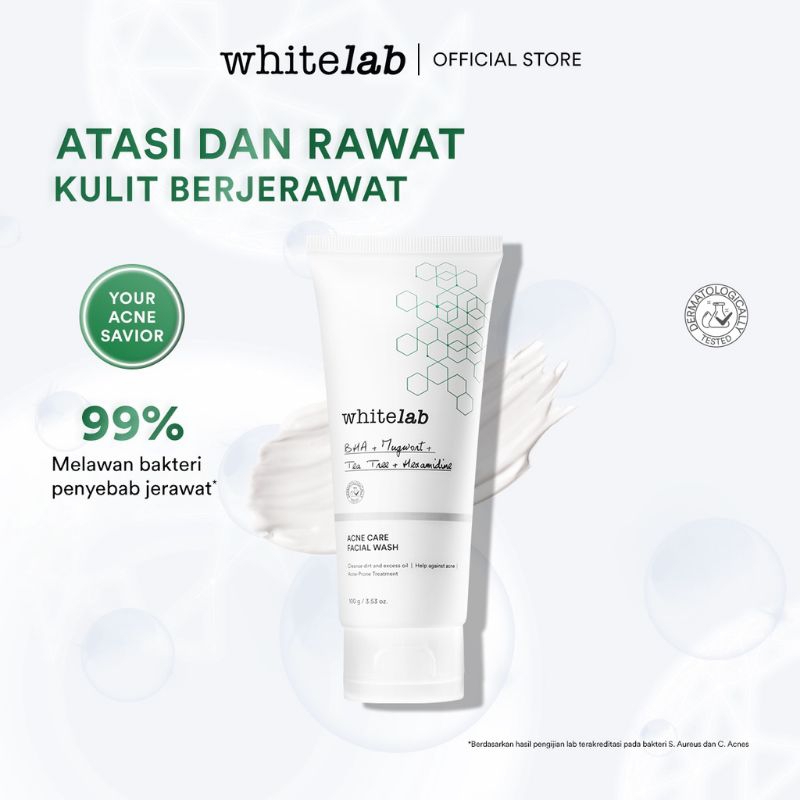 Whitelab Acne Care Facial Wash Face Wash Wajah Jerawat