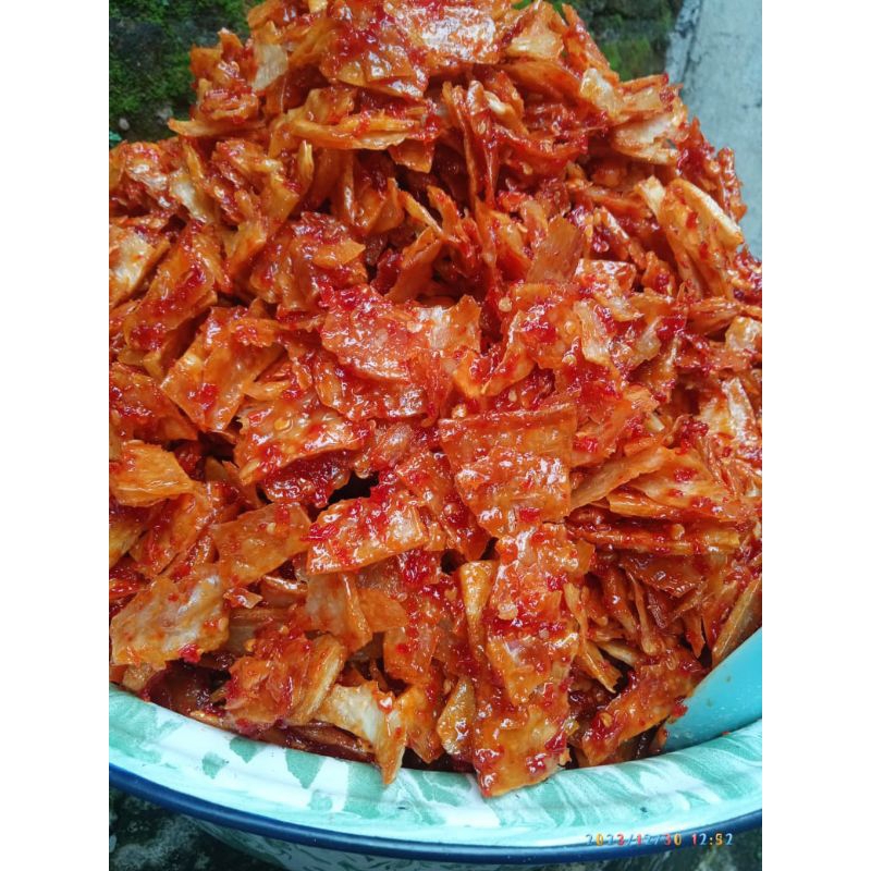 

1kg manggleng/keripik singkong pedas manis