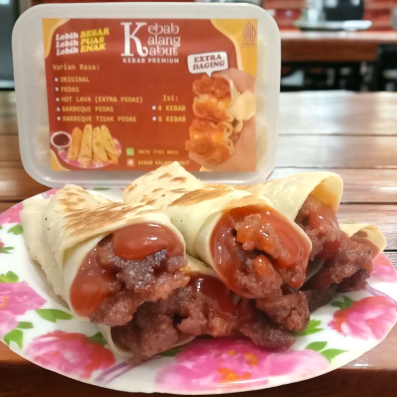 

KEBAB DAGING ORIGINAL ISI 4 KEBAB BESAR -KEBAB FROZEN -KEBAB KALANG KABUT