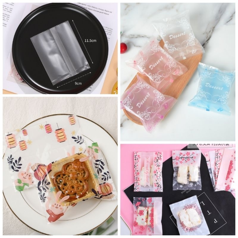 

Plastik Sealer 50pcs/Plastik Cookies 9x12/Kemasan kue