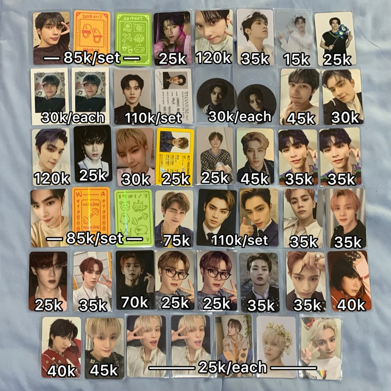 [READY STOCK] PC PHOTOCARD OFFICIAL WAYV XIAOJUN HENDERY TEN WINWIN KUN YANGYANG LUCKY CARD POLA NCT