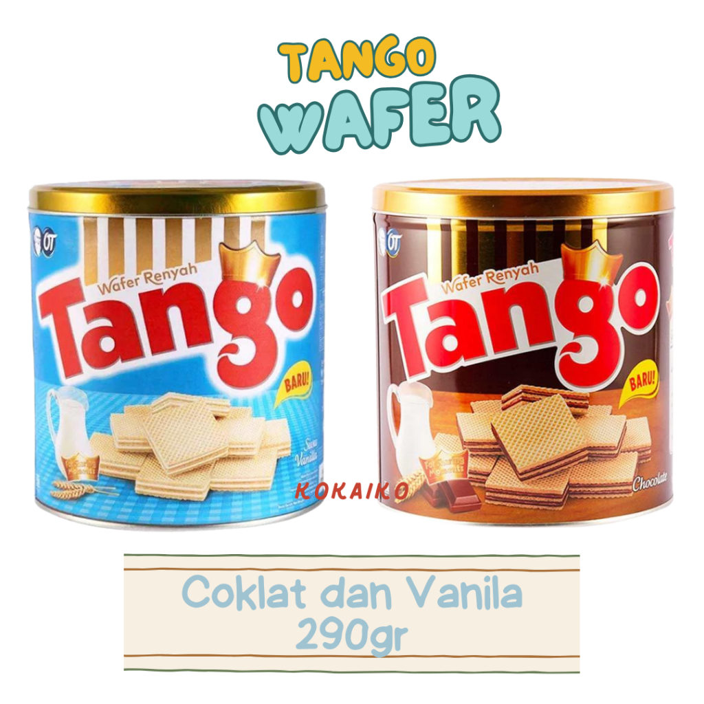 

Tango Wafer Kaleng 290 gram Coklat/Vanilla