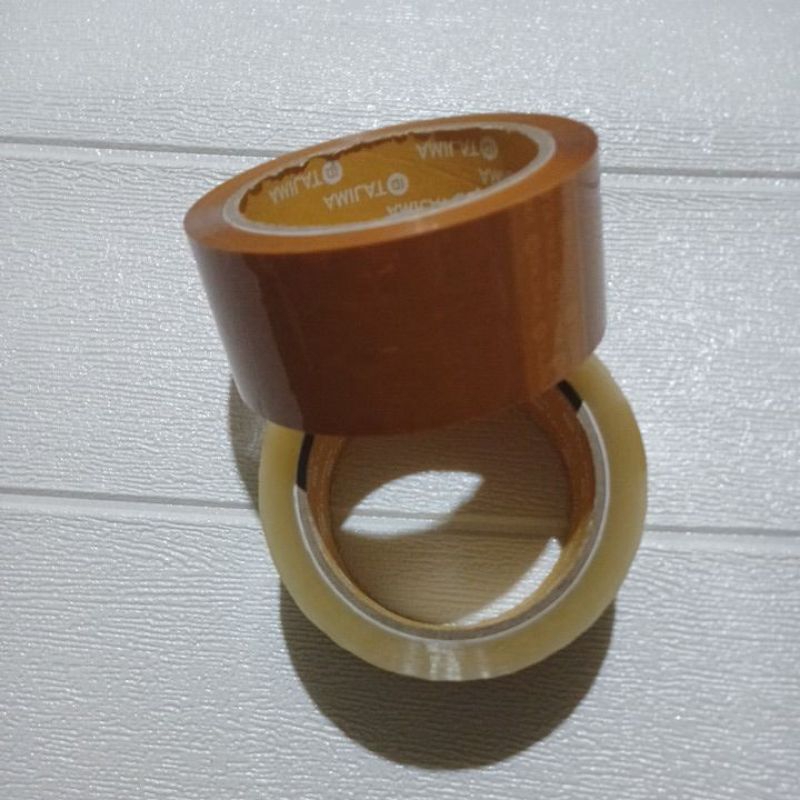 

dhiebabyor - Lakban Coklat Bening 2 inch 100yard (45cm)