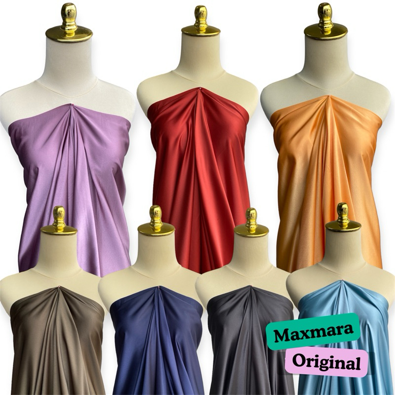 kain maxmara original || maxmara pure silk - maxmara silk - maxmara premium
