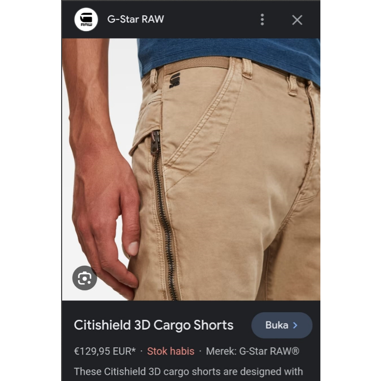 Cargo shortpants G star raw 3D