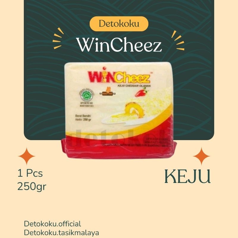 

Keju Wincheez 250gr/Keju Cheddar Olahan/Batangan