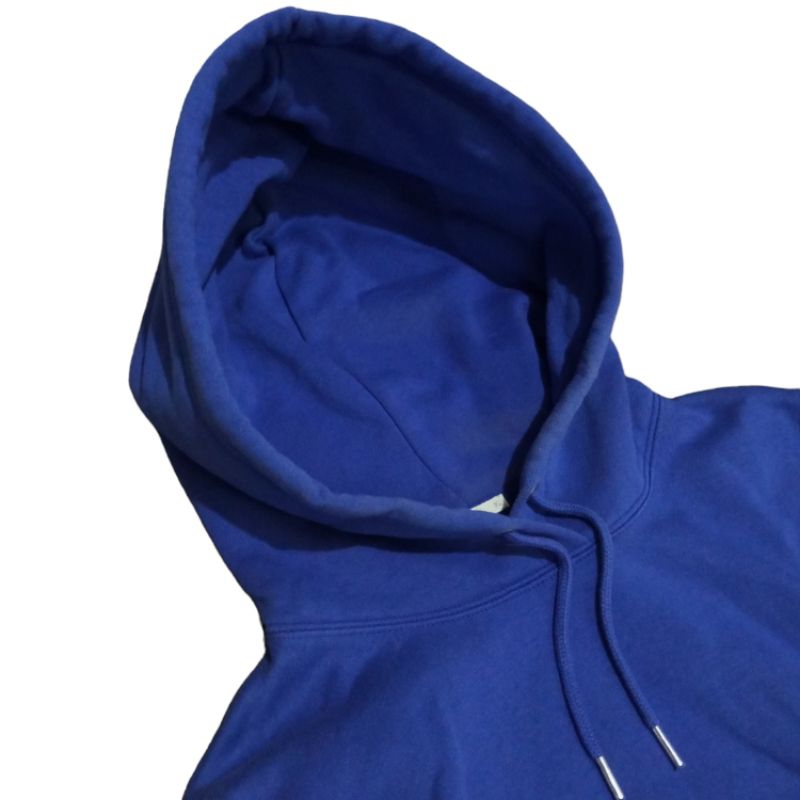 Hoodie UNIQLO Blue Second Layering Hoddie Midweight Layer Slim Fit Jacket Hodie Casuals Biru N Fucki