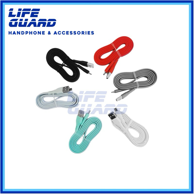 KABEL DATA HK CA-D26 FAST CHARGING MICRO USB 2.4A DATA CABLE 100CM