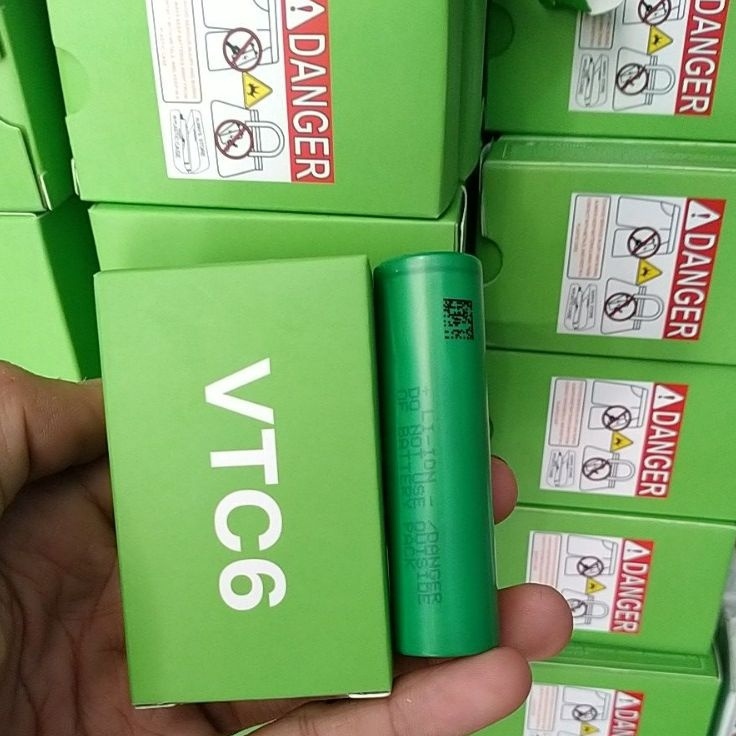 Terlaku btreai Sony batrei vtc 6 hijau