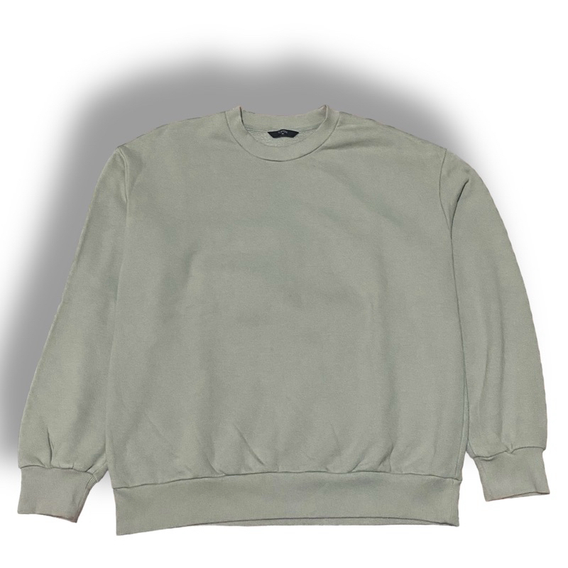 TOPTEN Crewneck Basic Polos Hijau Tosca Preloved