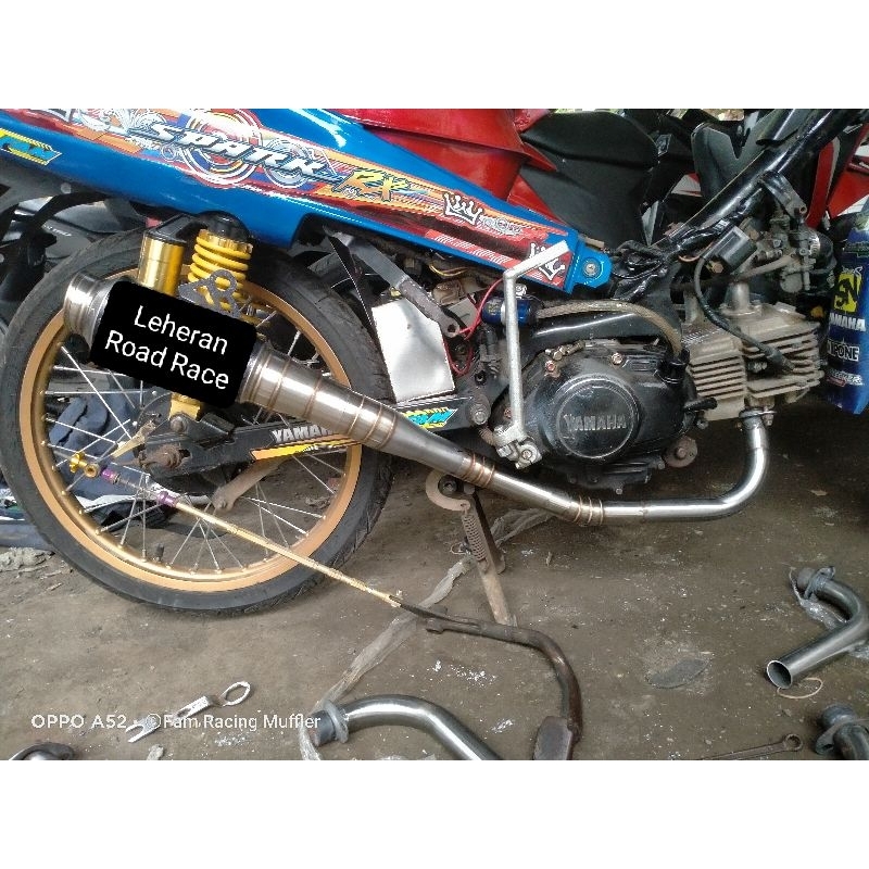 Leher Paten Knalpot Underbone Jupiter Z Vega Lama Underbone Road Race Original Fam