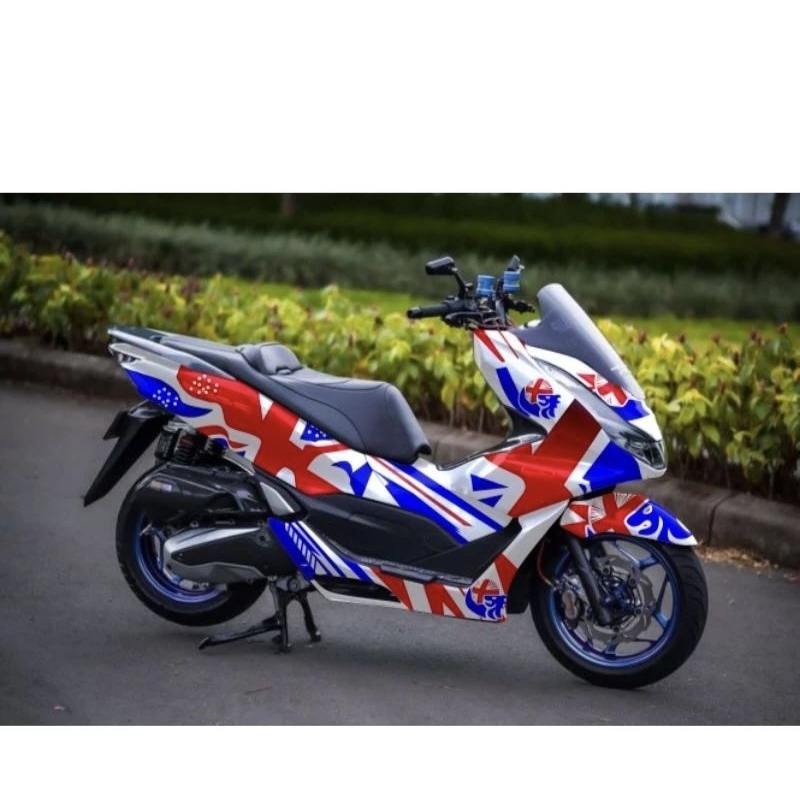 Decal stiker variasi motor honda pcx150/160 striping fullbody,decal stiker pcx new 160/150 fullbody