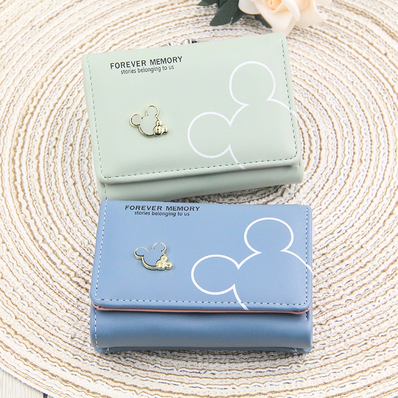 T414 Dompet Wanita Dompet Lipat 3 Dompet Clutch Dompet Perempuan