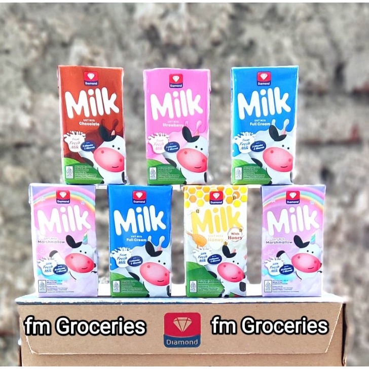 

D2289 Susu Diamond Milk 125ml isi 4 pcs Diamond milk 125ml