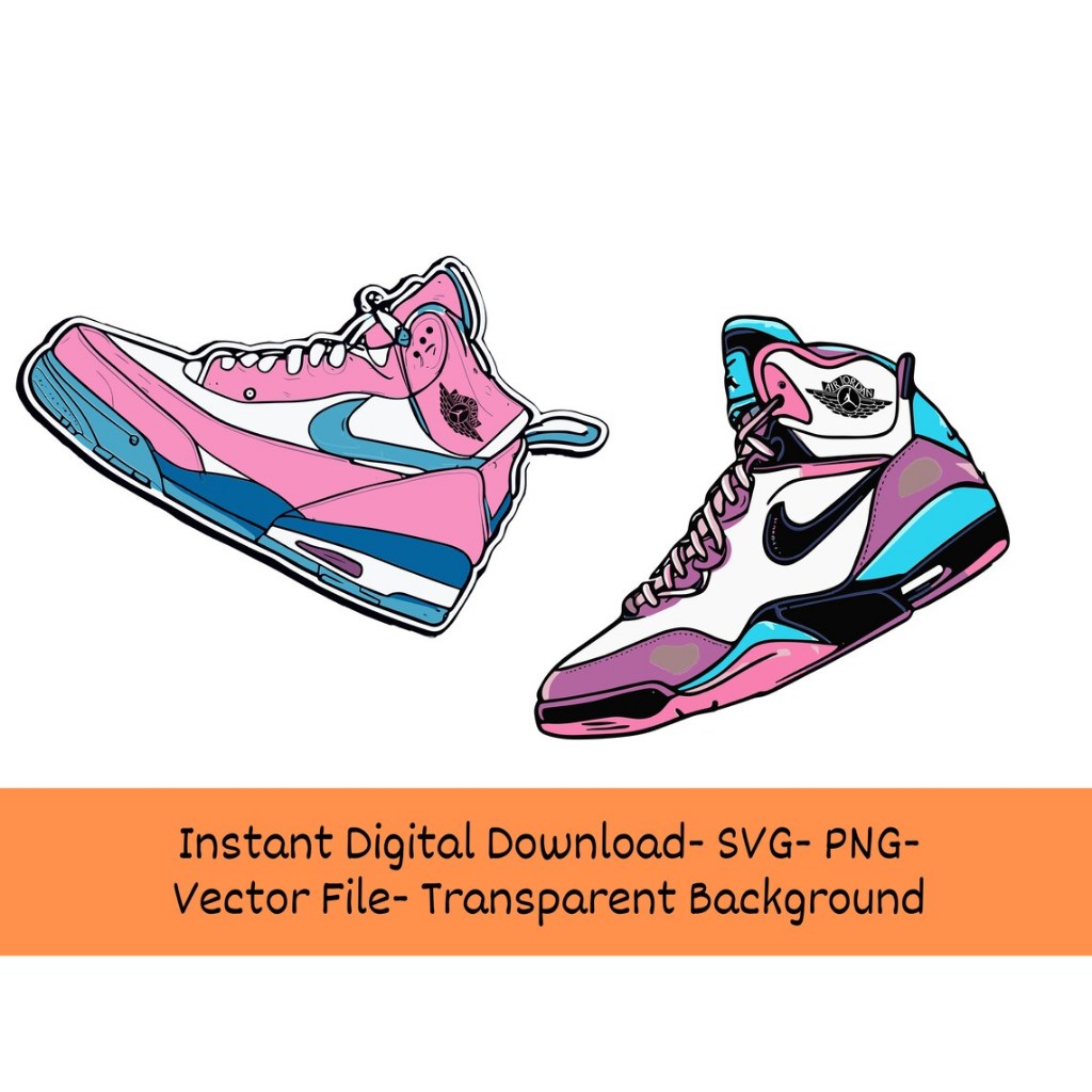 

Stiker Clipart SVG Sepatu Basket Kepala Sneaker Pink | Kritikus | Paket File PNG Vinyl Stiker| Unduhan Digital| buatan sendiri