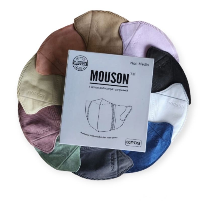 masker duckbill mix warna mouson