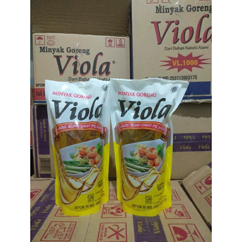 

Minyak goreng viola pouch 900ml