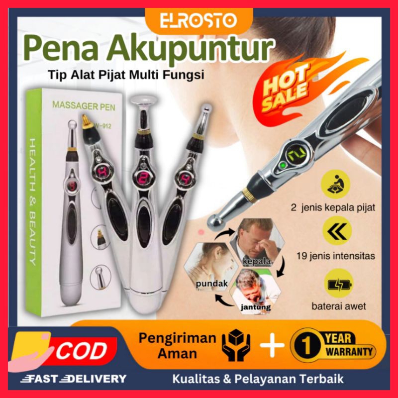 

(JAMINAN ORI) PENA PEN PULPEN PIJAT TERAPI LESER REFLEKSI ELEKTRIK MASSAGER PEN PENA AKUPUNTUR LISTRIK ALAT SETRUM PIJAT PIJIT TERAPI AKUPUNTUR ELEKRTIK