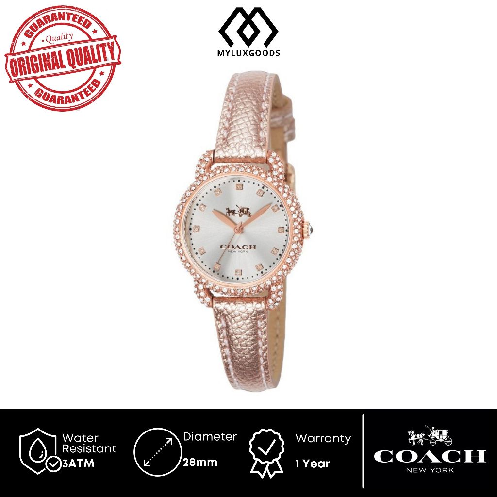 Jam Coach Wanita Original Coach Delancey Blink 14502411 28mm