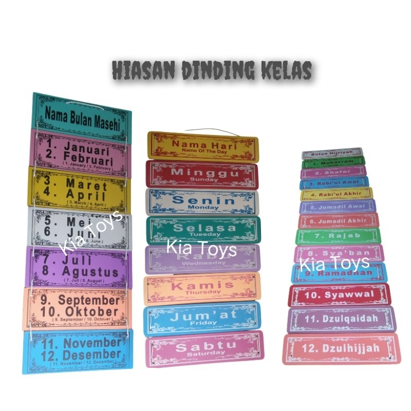 Ape TK Paud Hiasan Dinding Kelas_Mainan Edukatif