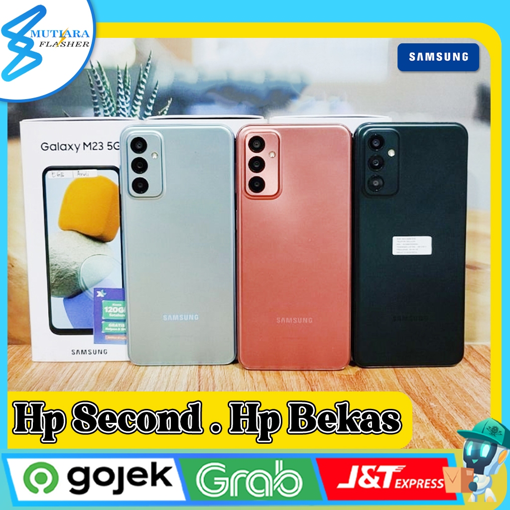 Samsung M23 5G Ram 6 Rom 128GB Second Original