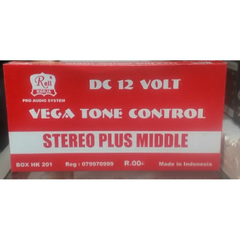 KIT DC 12 VOLT VEGA TONE CONTROL STEREO + MIDDLE / PRO AUDIO SYSTEM