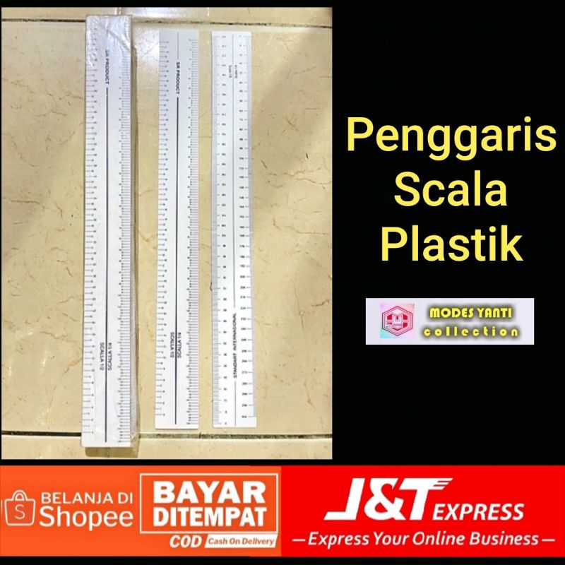 

Penggaris skala plastik lentur