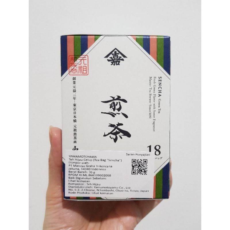 

Yamamotoyama Sencha Green tea 40gr | Teh hijau celup ori Jepang