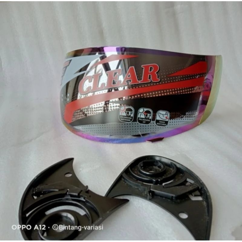 KACA HELM FULL FACE KBR PELANGI