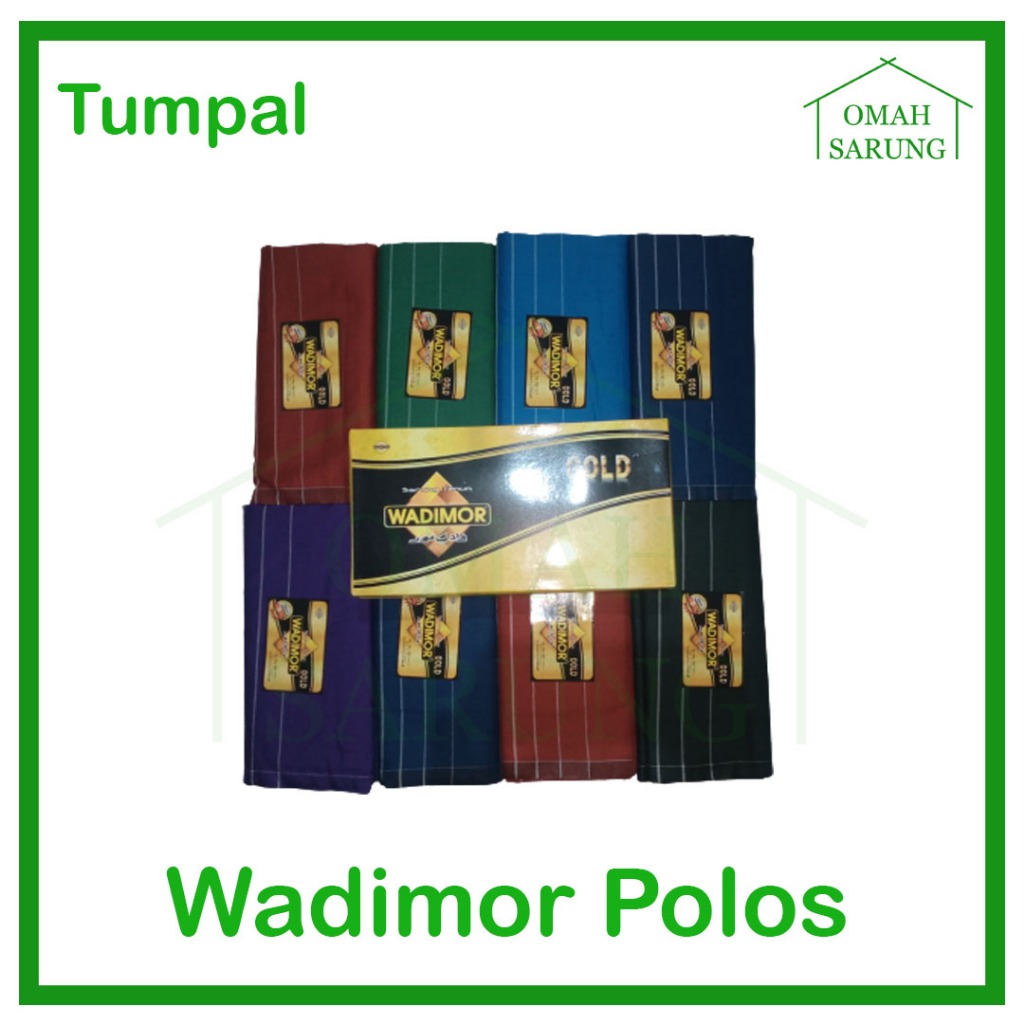 GROSIR Sarung Tenun Wadimor Polos Tumpal Warna / Polos FC Tumpal Original Premium OMAH SARUNG