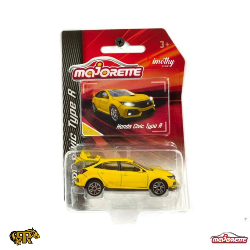 Majorette Honda Civic Type R Yellow
