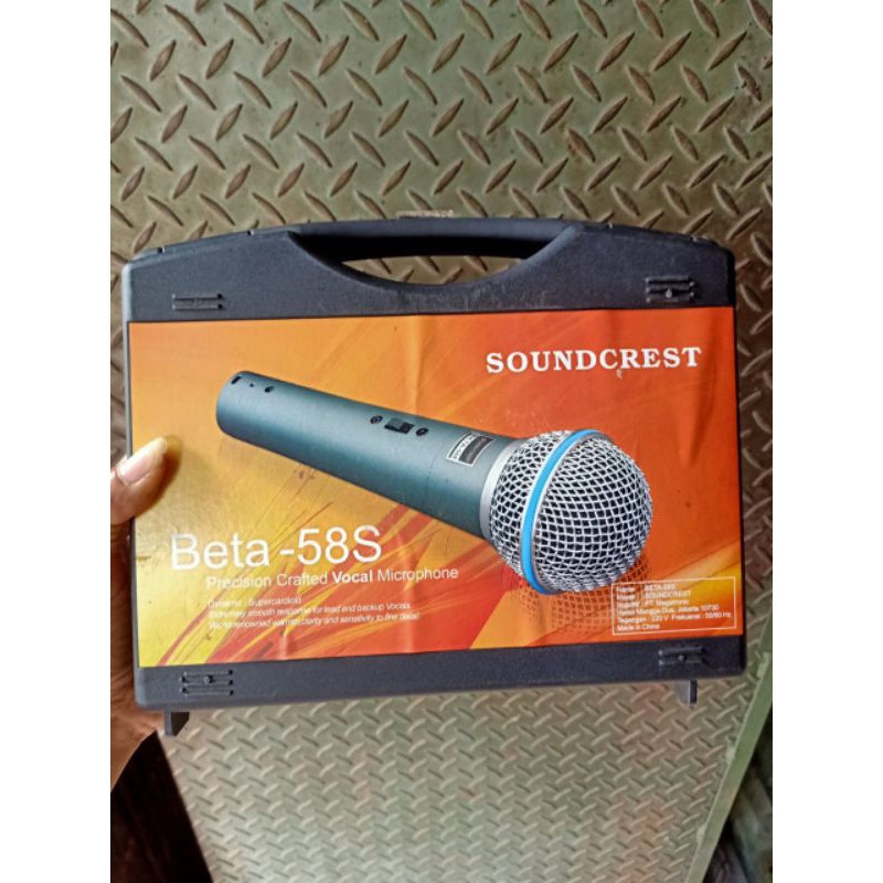 MIC KABEL SOUNDCREST BETA58S PLUS KOPER ORIGINAL BETA 58S
