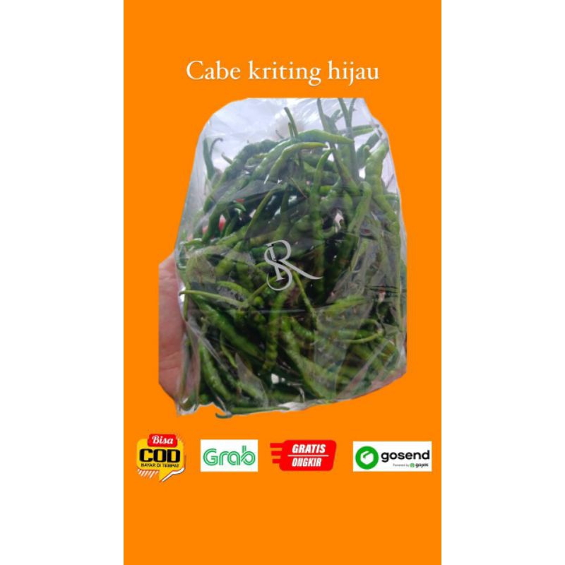 

cabe ijo kriting