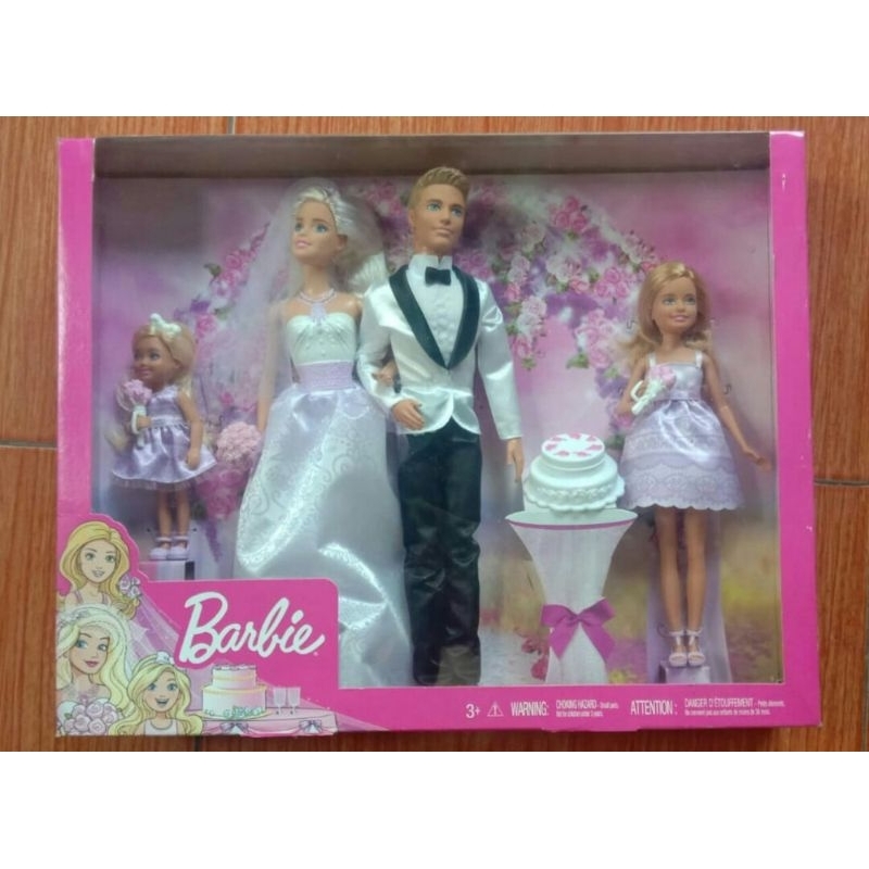Barbie wedding box pink
