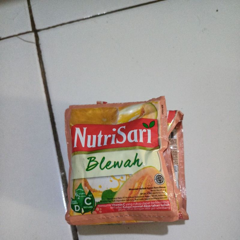 

nutrisari blewah enak