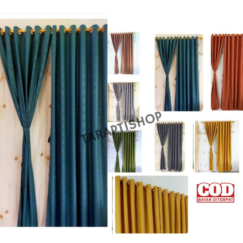 GORDEN JENDELA SMOKRING POLOS MINIMALIS GORDEN PINTU