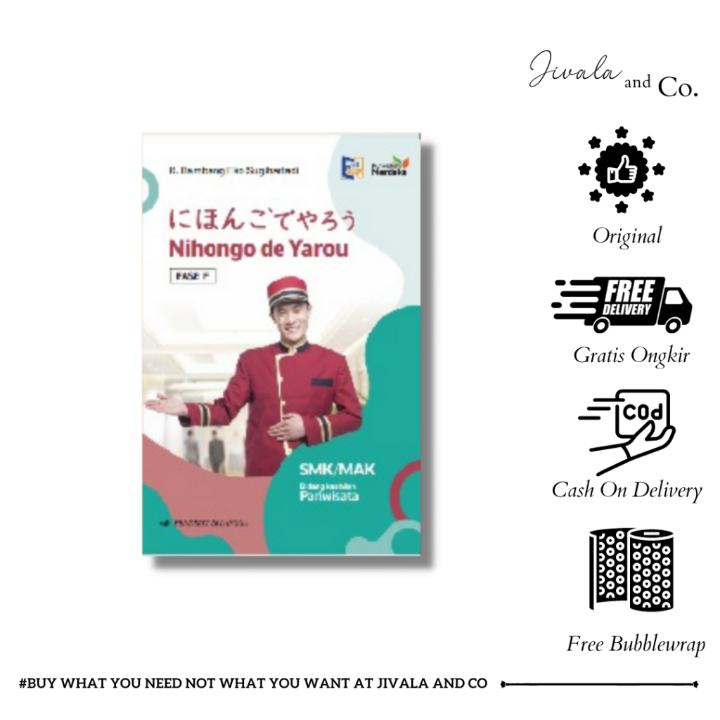 ERLANGGA - NIHONGO DE YAROU: BAHASA JEPANG UNTUK SMK