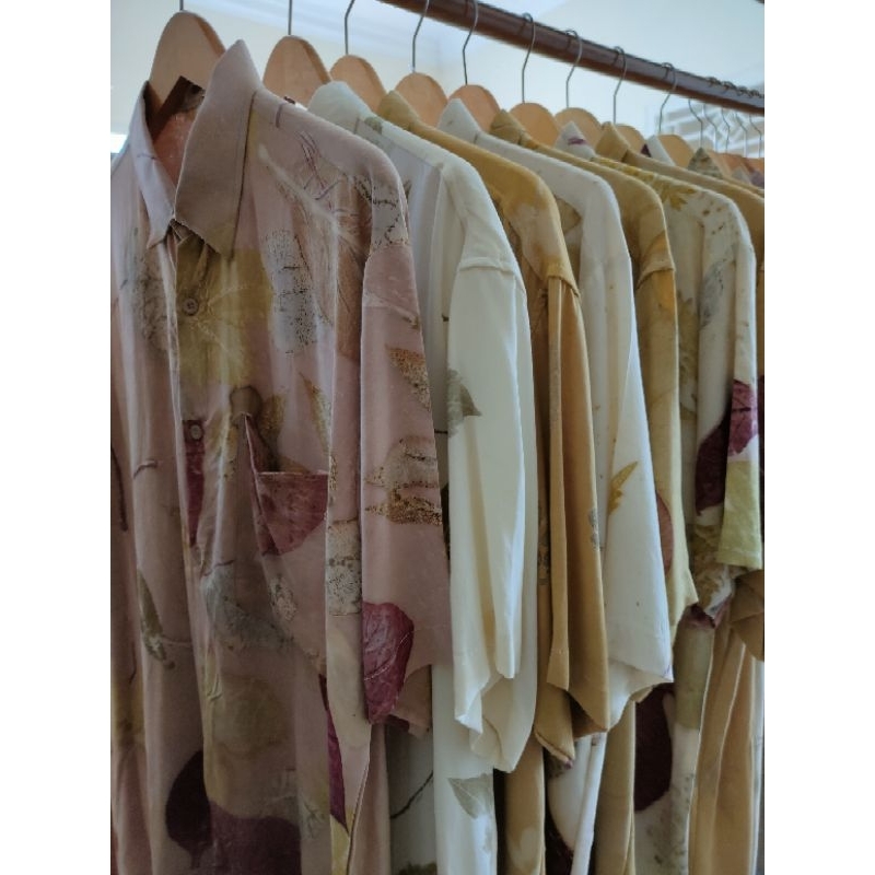 Kemeja Ecoprint Kasual