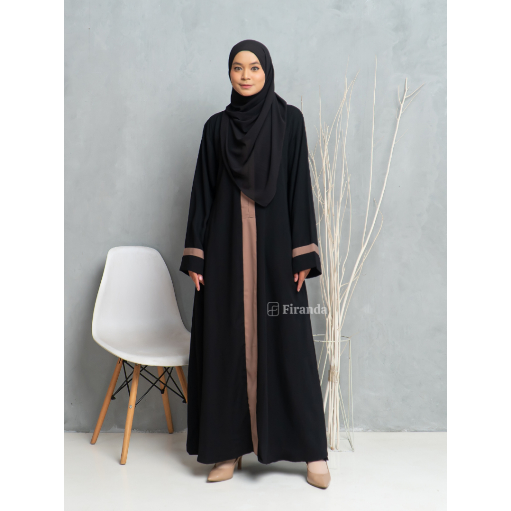 Firanda Abaya Arumi - Abaya Basic Polos - Gamis Dress Syar'i
